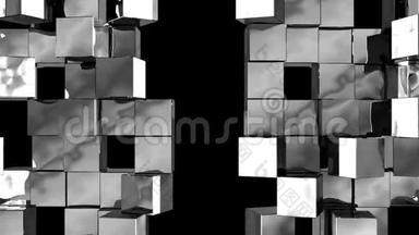 银壁的立方体分裂